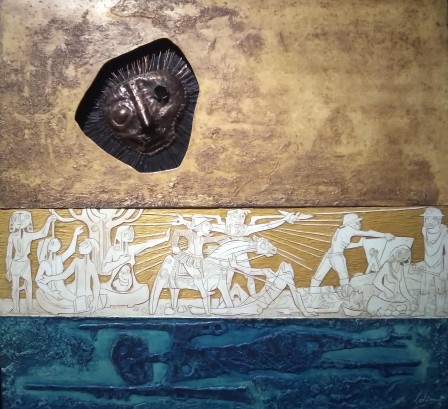 La Mine, Walter Solón, 1997 (Exposition Solón, MNA - La Paz). La Mine, Walter Solón, 1997 (Exposition Solón, MNA - La Paz).