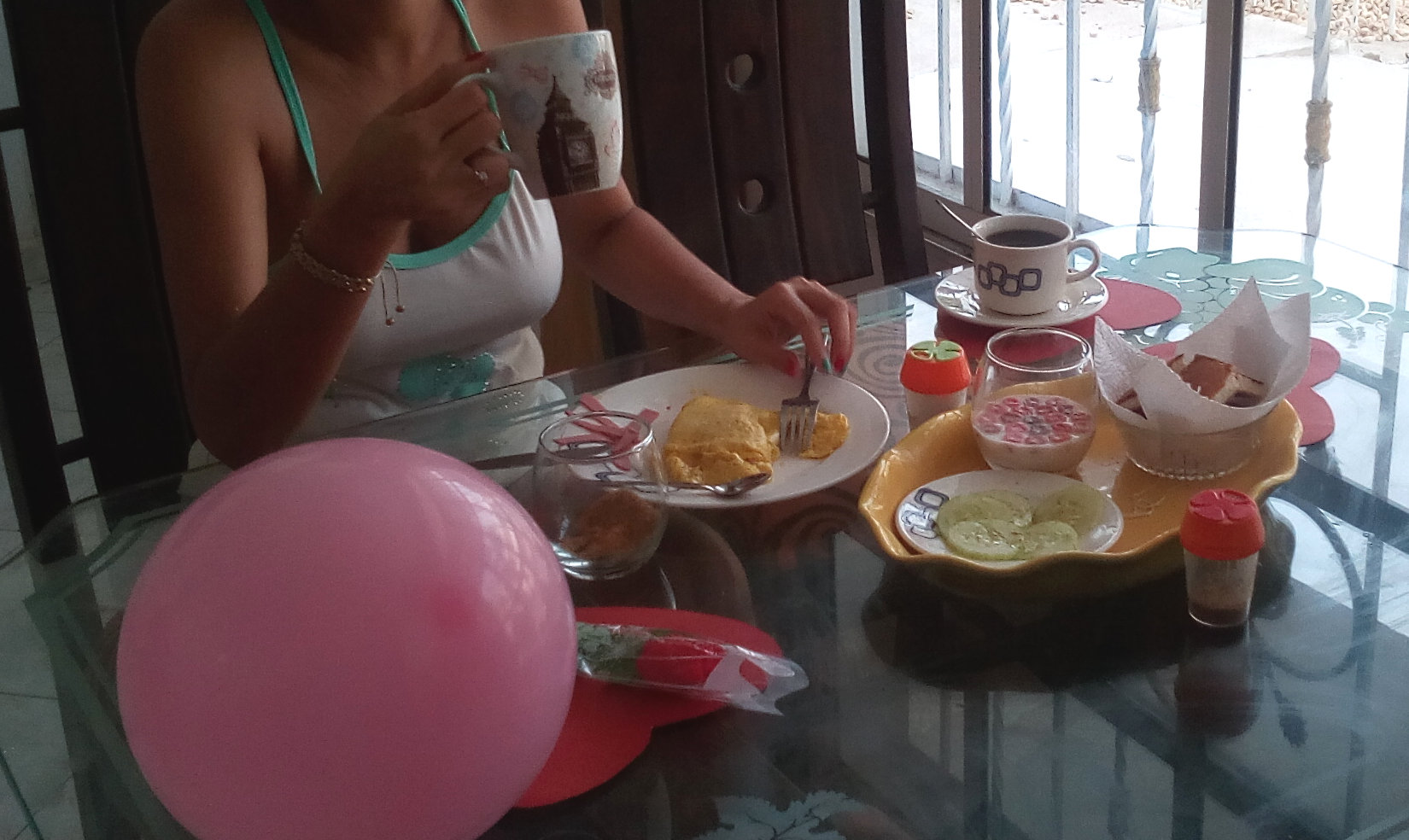 Petit-déjeuner de fête des mères...