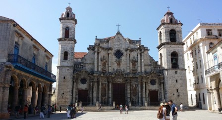 La Havane : la cathédrale, chef d’œuvre absolu, mai 2015