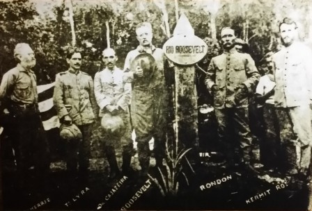 1914 : Rondon emmène l'ex-président Theodore Roosevelt à la découverte d'une rivière inconnue... Musée Rondon, Porto Velho, avril 2016