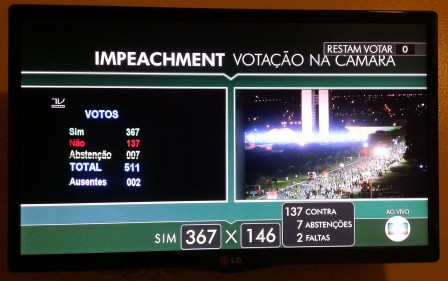 Brasília, résultat définitif, 17 avril 2016, 23 h 48
