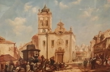 Rio de Janeiro, Santa Rita en 1846 (Eduardo Hildebrandt). Avril 2016