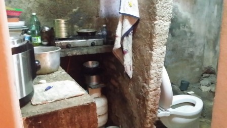 Cuisine & salle de bain, Arroyo Naranjo, juin 2016