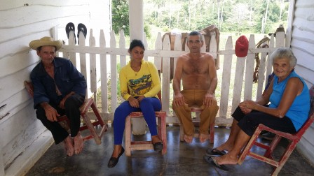 Rodrigo, Isaura, Palomo, Elvira. Los Hoyos, juillet 2016