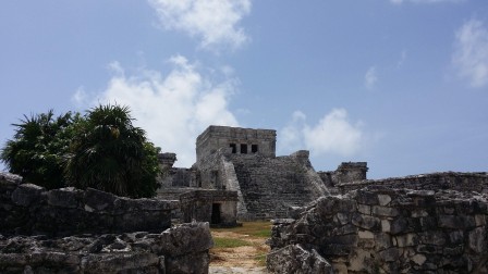 Yucatan : Tulum, que les premiers Espagnols ont découvert à son apogée en cabotant, juillet 2016
