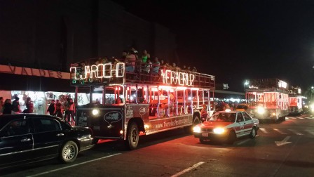 Ici les "tramways" n'ont plus de rails, Veracruz, août 2016