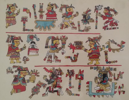 Codex Vindobonensis (1518), Musée d’anthropologie, Xalapa, août 2016