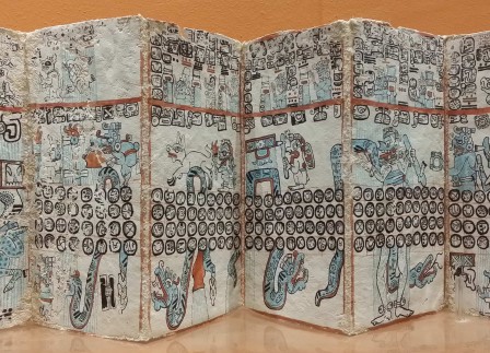 Codex, probablement maya, Musée d’histoire de Chapultepec, Ciudad de México, août 2016
