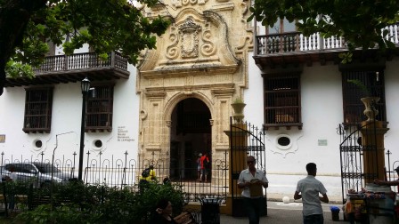 Le Palais de l’inquisition abrite aujourd’hui le bien pauvre musée historique de la ville. Cartagena, septembre 2016