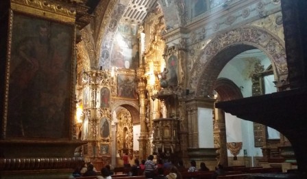San Francisco (1573) et sa chaire rococo (vers 1790), Quito, décembre 2016