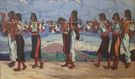 Fête indigène, Camilo Egas (1922), Musée de la ville, Quito, décembre 2016
