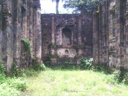 Ruines du moulin de canne à sucre de Murucutu (chapelle), Belém, mars 2016