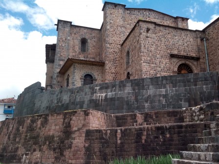 Santo Domingo fut construit sur le socle du temple de Koricancha, cœur du monde inca. El Cusco, janvier 2017