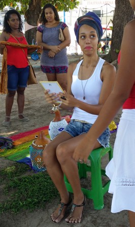 Marielza, étudiante, Dique do Tororó, mars 2016